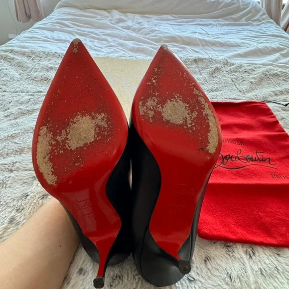 Christian Louboutin Piou Piou 85 size 39.5 black